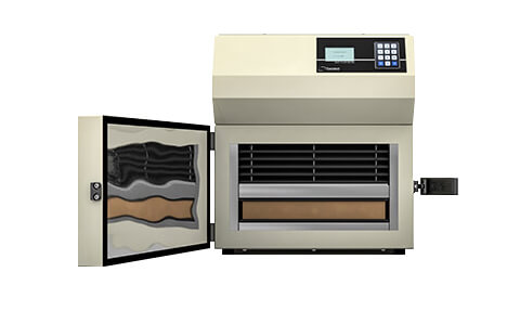 HFM-100 : fermeture système pour mesure conductivité thermique des isolants