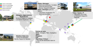 différents centres hitachi