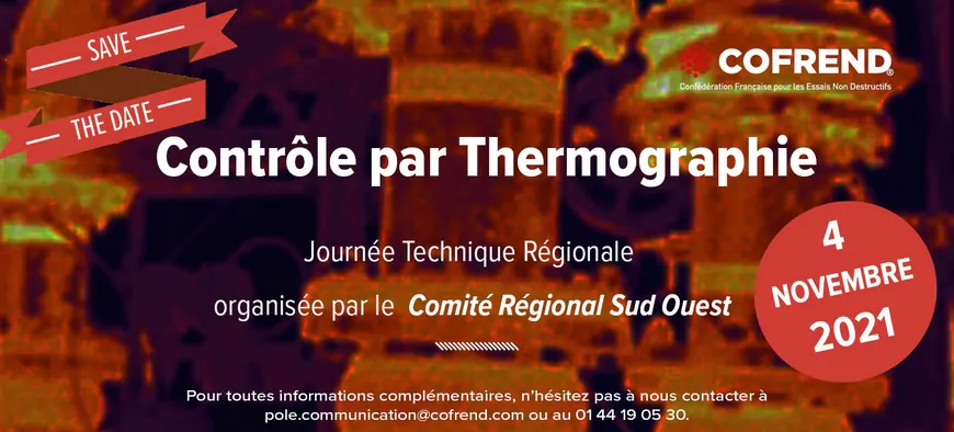 Journée Technique Régionale COFREND « Le Contrôle par Thermographie »